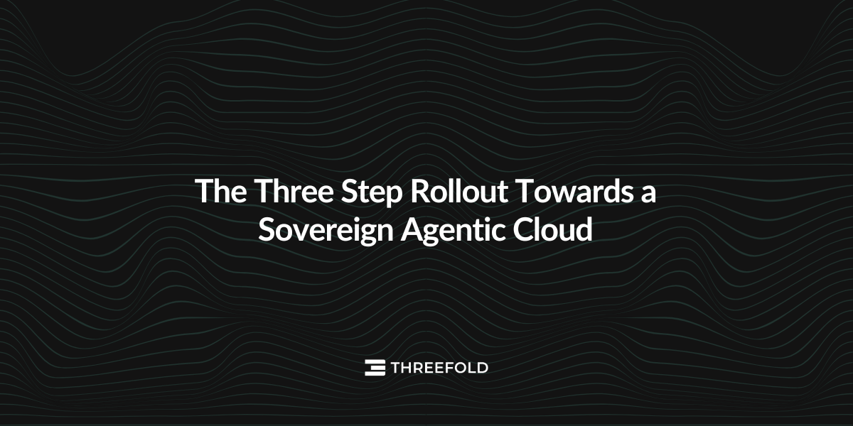 The Three Step Rollout to a Sovereign Agentic CloudPicture