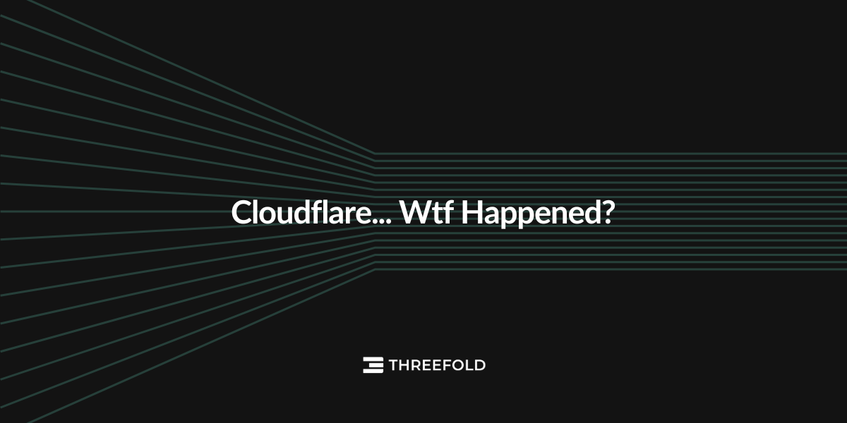 Cloudflare... Wtf Happened?Picture